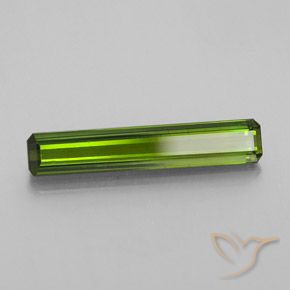Turmalina Verde medio natural de 1.62 ct, Corte Octágono / Esmeralda, VS-SI