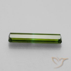 Turmalina Verde oscuro natural de 1.20 ct, Corte Octágono / Esmeralda, VS-SI