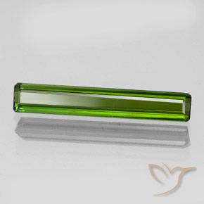 Turmalina Verde alga natural de 1.44 ct, Corte Octágono / Esmeralda, VS