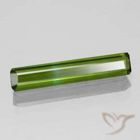 Turmalina Verde oscuro natural de 1.16 ct, Corte Octágono / Esmeralda, VVS-VS
