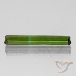 Turmalina Verde oscuro natural de 1.16 ct, Corte Octágono / Esmeralda, VVS-VS