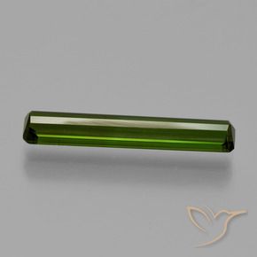 Turmalina Verde oscuro natural de 1.66 ct, Corte Octágono / Esmeralda, SI