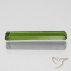 Turmalina Verde alga natural de 1.00 ct, Corte Octágono / Esmeralda, VS