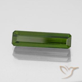 Turmalina Verde alga natural de 1.97 ct, Corte Octágono / Esmeralda, VS