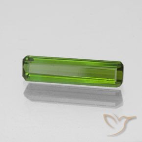 Turmalina Verde oscuro natural de 1.10 ct, Corte Octágono / Esmeralda, VS