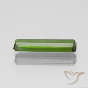 Turmalina Verde oscuro natural de 1.10 ct, Corte Octágono / Esmeralda, VS