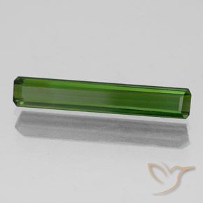 Turmalina Verde oscuro natural de 1.37 ct, Corte Octágono / Esmeralda, VVS-VS