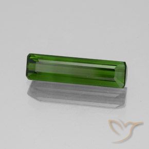 Turmalina Verde oscuro natural de 1.47 ct, Corte Octágono / Esmeralda, VS