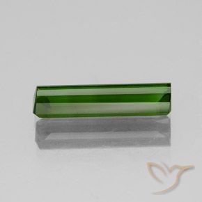 Turmalina Verde oscuro natural de 1.47 ct, Corte Octágono / Esmeralda, VS