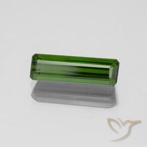 Turmalina Verde terroso natural de 1.35 ct, Corte Octágono / Esmeralda, VS