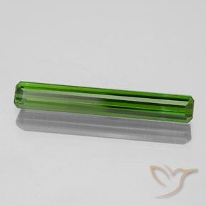 Turmalina Verde oscuro natural de 1.40 ct, Corte Octágono / Esmeralda, VS