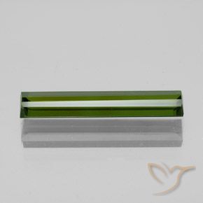 Turmalina Verde medio natural de 1.64 ct, Corte Octágono / Esmeralda, VVS-VS