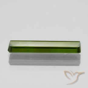 Turmalina Verde oscuro natural de 1.73 ct, Corte Octágono / Esmeralda, VS