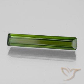 Turmalina Verde oscuro natural de 1.47 ct, Corte Octágono / Esmeralda, VVS-VS