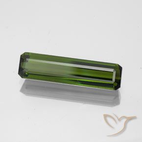 Turmalina Verde oscuro natural de 1.83 ct, Corte Octágono / Esmeralda, VVS-VS