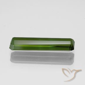 Turmalina Verde oscuro natural de 1.83 ct, Corte Octágono / Esmeralda, VVS-VS