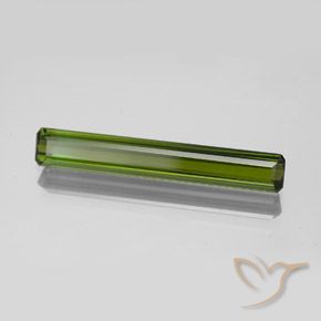 Turmalina Verde oscuro medio natural de 1.96 ct, Corte Octágono / Esmeralda, VVS-VS