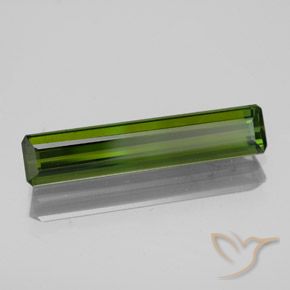 Turmalina Verde oscuro natural de 1.90 ct, Corte Octágono / Esmeralda, VS