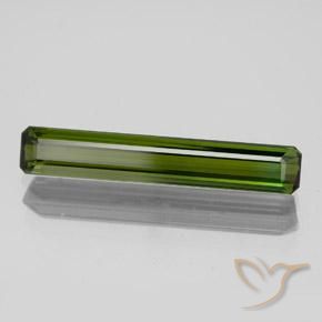 Turmalina Verde oscuro natural de 1.80 ct, Corte Octágono / Esmeralda, VVS-VS