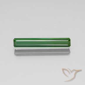 2.51ct Natural Verde medio Turmalina, corte esmeralda, VVS