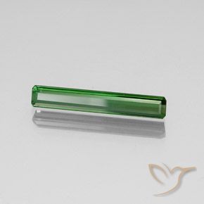 Turmalina Verde medio natural de 2.51 ct, Corte Octágono / Esmeralda, VVS