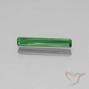 1.15ct Natural Verde Turmalina, corte esmeralda, VVS