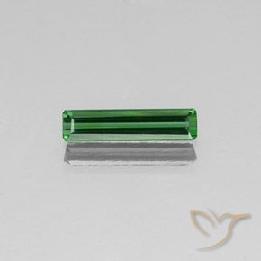 1.29ct Natural Verde claro Turmalina, corte esmeralda, VS