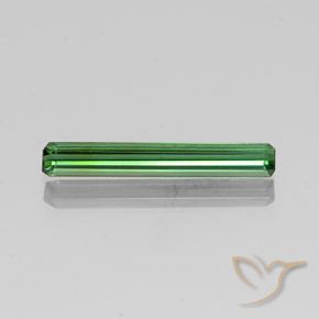 1.53ct Natural Verde Turmalina, corte esmeralda, VVS-VS