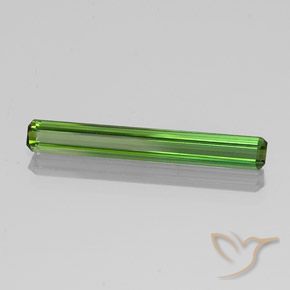 Turmalina Verde medio natural de 1.69 ct, Corte Octágono / Esmeralda, VVS-VS