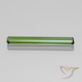 Turmalina Verde medio natural de 1.69 ct, Corte Octágono / Esmeralda, VVS-VS