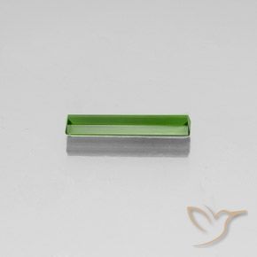 Turmalina Verde oscuro natural de 1.35 ct, Corte Octágono / Esmeralda, VVS-VS