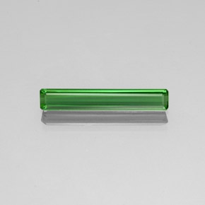 Turmalina verde natural de 1,88 ct, corte esmeralda, VVS-VS
