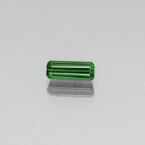 Turmalina Verde natural de 1.03 ct, corte esmeralda, VS