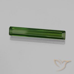 Turmalina Verde oscuro natural de 2.87 ct, Corte Octágono / Esmeralda, VVS-VS