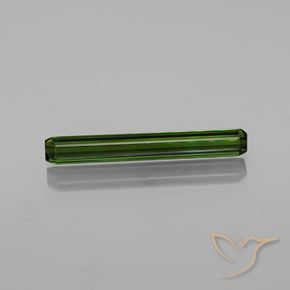 2.25ct Natural Verde terroso Turmalina, corte esmeralda, VVS