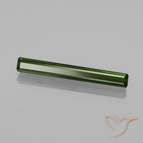 Turmalina Verde oscuro natural de 2.65 ct, Corte Octágono / Esmeralda, VVS