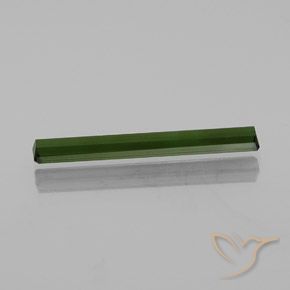 Turmalina Verde oscuro natural de 2.65 ct, Corte Octágono / Esmeralda, VVS