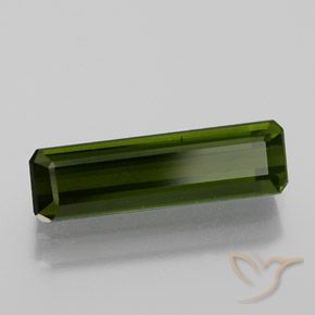 Turmalina Verde bosque natural de 1.62 ct, Corte Octágono / Esmeralda, VS