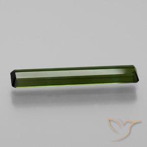 Turmalina Verde terroso natural de 1.08 ct, Corte Octágono / Esmeralda, VVS