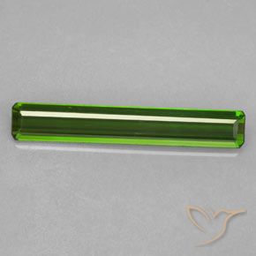 1.69ct Natural Verde bosque Turmalina, corte esmeralda, VVS-VS