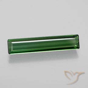 1.72ct Natural Verde medio turmalina, Corte Octágono / Esmeralda, VVS, Photo A