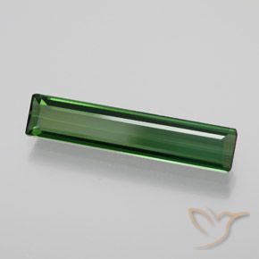 Turmalina Verde medio natural de 1.72 ct, Corte Octágono / Esmeralda, VVS
