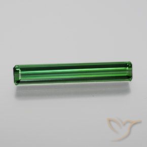 1.41ct Natural Verde Turmalina, corte esmeralda, VVS-VS
