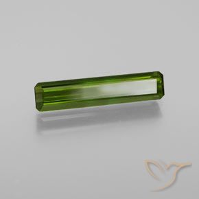 Turmalina Verde medio natural de 1.46 ct, Corte Octágono / Esmeralda, VVS-VS