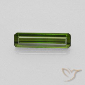 1.89ct Natural Verde oscuro Turmalina, corte esmeralda, VVS
