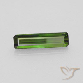 Turmalina Verde oscuro natural de 1.89 ct, Corte Octágono / Esmeralda, VVS