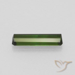 Turmalina Verde oscuro natural de 1.89 ct, Corte Octágono / Esmeralda, VVS