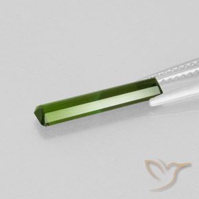 Turmalina Verde medio natural de 1.22 ct, Corte Octágono / Esmeralda, VS