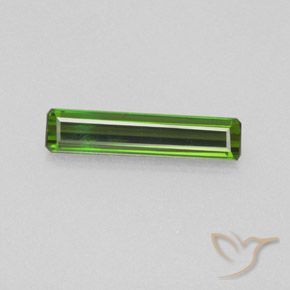 1.60ct Natural Verde oscuro Turmalina, corte esmeralda, VVS-VS