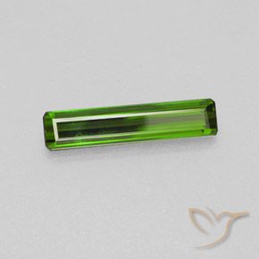 Turmalina Verde oscuro natural de 1.60 ct, Corte Octágono / Esmeralda, VVS-VS